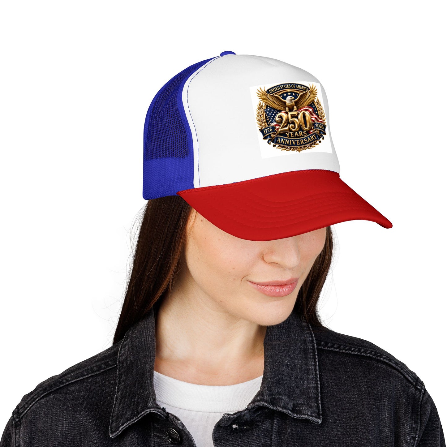 250th Anniversary Eagle Patch Trucker Hat