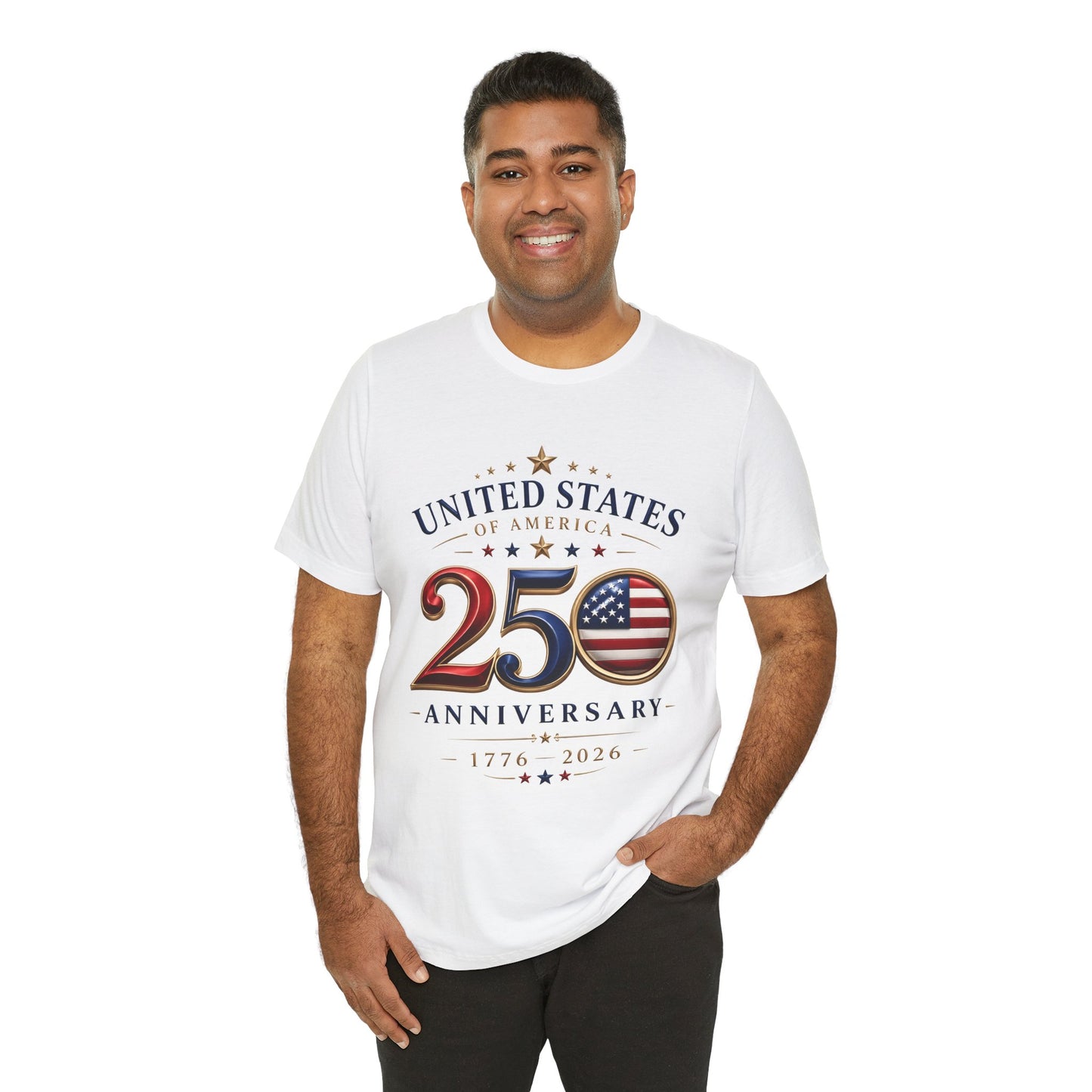 250th Anniversary T-Shirt — United States of America 1776–2026 Patriotic Tee