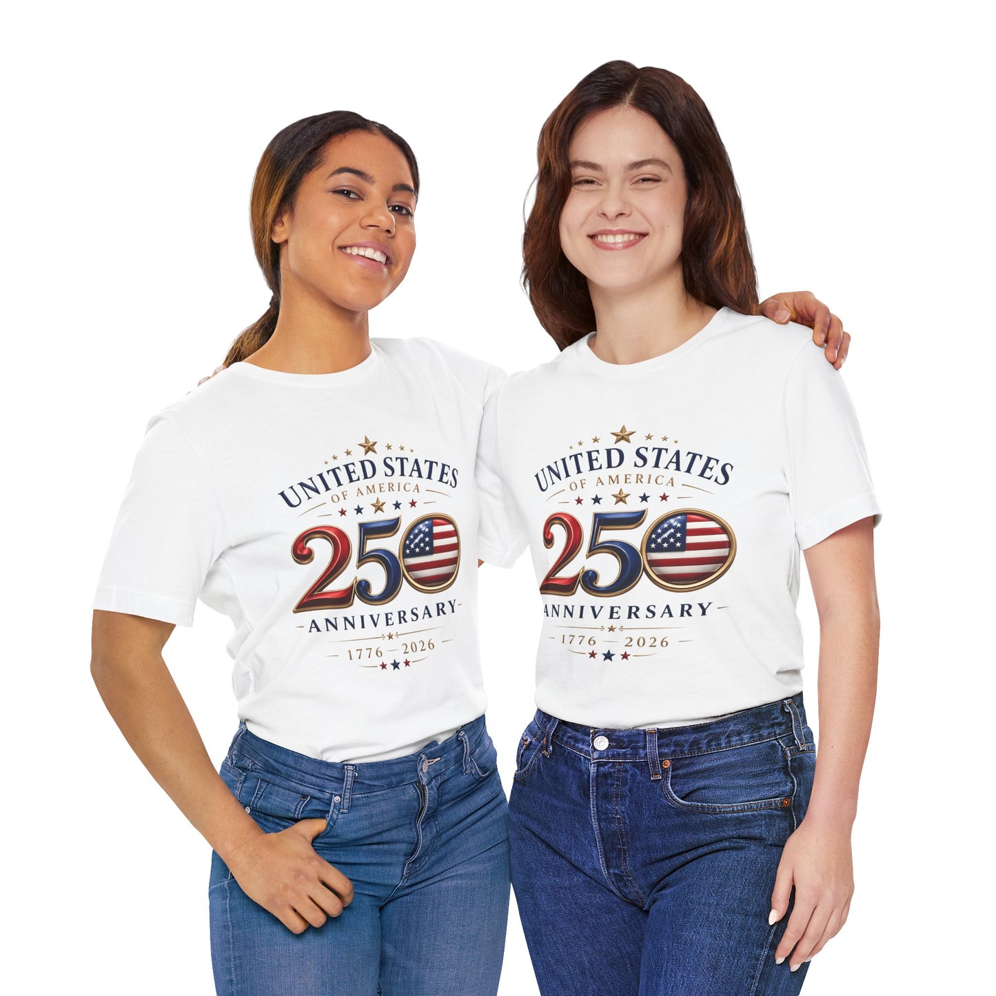 250th Anniversary T-Shirt — United States of America 1776–2026 Patriotic Tee